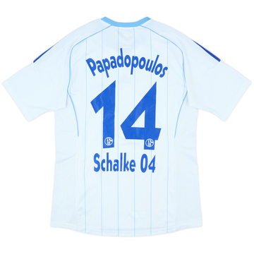 2011-12 Schalke Away Shirt Papadopoulos #14 - 6/10 - (M)