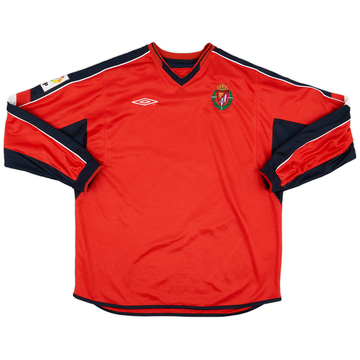 2003-04 Real Valladolid Away L/S Shirt - 7/10 - (XL)