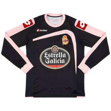 2009-10 Deportivo de La Coruna Away L/S Shirt - 7/10 - (S)