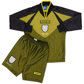 1998-99 England GK Shirt & Shorts - 9/10 - (M.Boys)