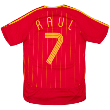 Camiseta de local de España 2006-08 Raul #7 - 6/10 - (S)