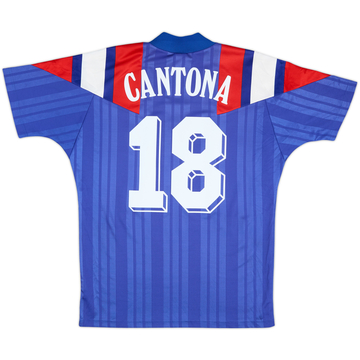 1992-94 France Home Shirt Cantona #18 - 8/10 - (M/L)