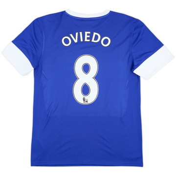 2012-13 Everton Home Shirt Oviedo #8 - 10/10 - (M)