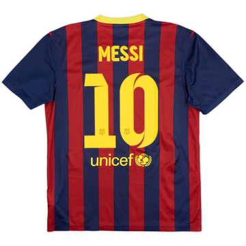 2013-14 Barcelona Basic Home Shirt Messi #10 - 5/10 - (M)