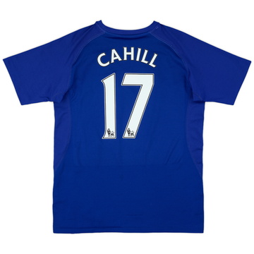 2010-11 Everton Home Shirt Cahill #17