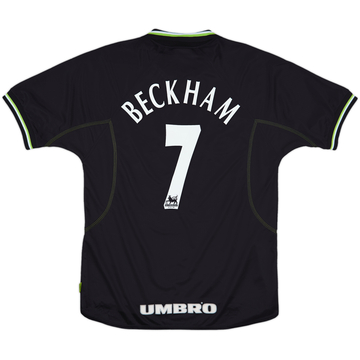 1998-99 Manchester United Third Shirt Beckham #7 - 9/10 - (XL)