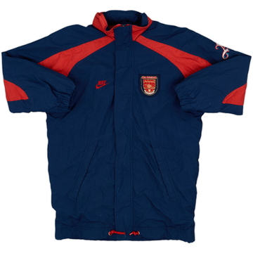 1994-96 Arsenal Nike Hooded Rain Jacket - 8/10 - (M)