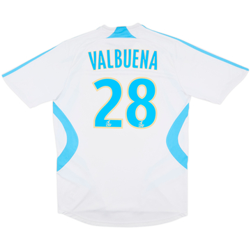 2007-08 Olympique Marseille Home Shirt Valbuena #28 - 7/10 - (M)