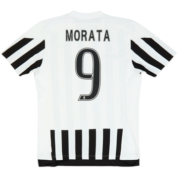 2015-16 Juventus Home Shirt Morata #9 - 6/10 - (M)