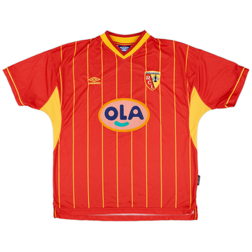 1999-00 Lens Home Shirt - 8/10 - (XXL)