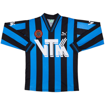 1993-94 Club Brugge Home L/S Shirt - 8/10 - (S)