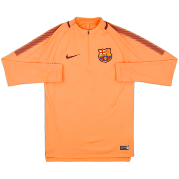 2017-18 Barcelona Nike 1/4 Zip Training Top - 9/10 - (S)
