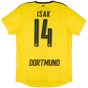 2016-17 Borussia Dortmund Home Shirt Isak #14 - 9/10 - (L)