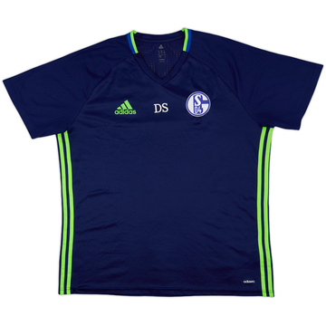 2016-17 Schalke adizero Staff Issue Training Shirt DS - 7/10 - (XL)