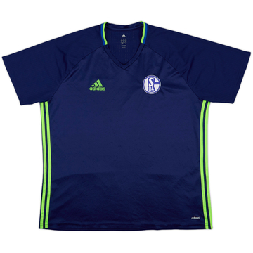 2016-17 Schalke adizero Training Shirt - 8/10 - (XXL)