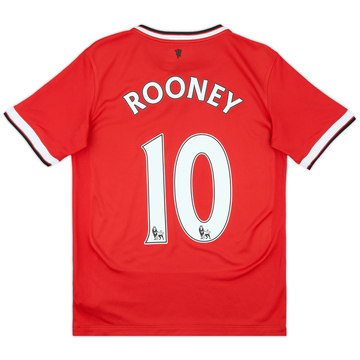 2014-15 Manchester United Home Shirt Rooney #10 - 8/10 - (XL.Boys)