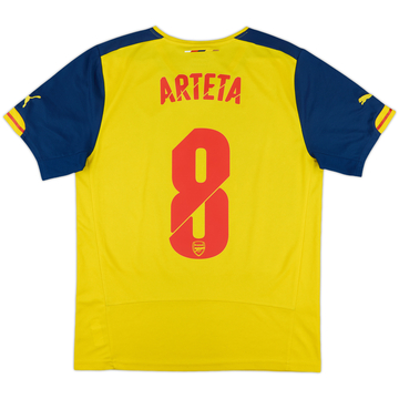 2014-15 Arsenal Away Shirt Arteta #8 - 7/10 - (M)