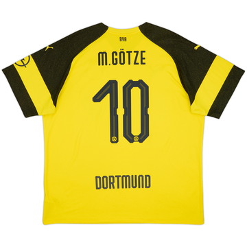 2018-19 Borussia Dortmund Home Shirt M.Gotze #10 - 7/10 - (3XL)