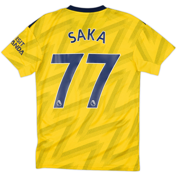 2019-20 Arsenal Away Shirt Saka #77 - 10/10 - (XS)