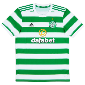 2021-22 Celtic Home Shirt - 8/10 - (M)