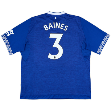 2018-19 Everton Home Shirt Baines #3 - 8/10 - (3XL)