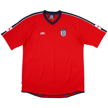 2002-03 England Umbro Training Shirt - 9/10 - (XL)