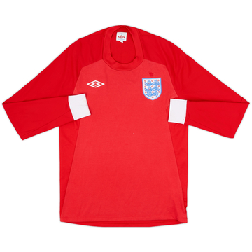 2010-11 England Away L/S Shirt - 6/10 - (S)