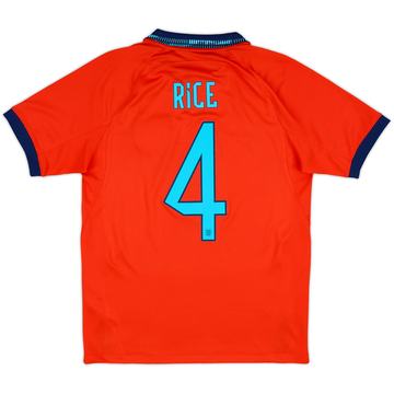 2022-23 England Away Shirt Rice #4 - 8/10 - (S)