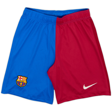 2021-22 Barcelona Home Shorts - 9/10 - (S)