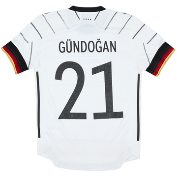 2020-21 Germany Authentic Home Shirt Gundogan #21 - 8/10 - (XS)