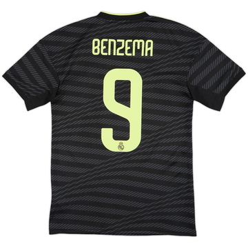 2022-23 Real Madrid Third Shirt Benzema #9 - 10/10 - (XS)