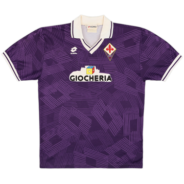 1991-92 Fiorentina Home Shirt - 8/10 - (XL)