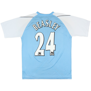 2006-07 Manchester City Home Shirt Beasley #24 - 7/10 - (L)