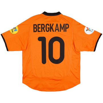 2000-02 Netherlands Home Shirt Bergkamp #10 - 9/10 - (L)