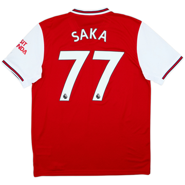 2019-20 Arsenal Home Shirt Saka #77 (L)