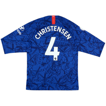 2019-20 Chelsea Home L/S Shirt Christensen #4 - 10/10 - (M)