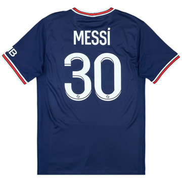 2021-22 Paris Saint-Germain Home Shirt Messi #30 - 10/10 - (S)