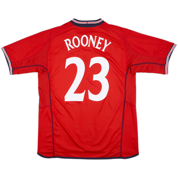 2002-04 England Away Shirt Rooney #23 - 7/10 - (L)