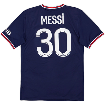 2021-22 Paris Saint-Germain Home Shirt Messi #30 - 10/10 - (S)