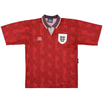 1993-95 England Away Shirt - 7/10 - (XL)