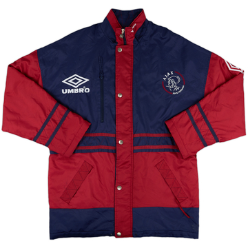 1993-94 Ajax Umbro Padded Bench Coat - 8/10 - (M)