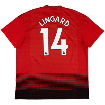 2018-19 Manchester United Home Shirt Lingard #14 - 10/10 - (XL)
