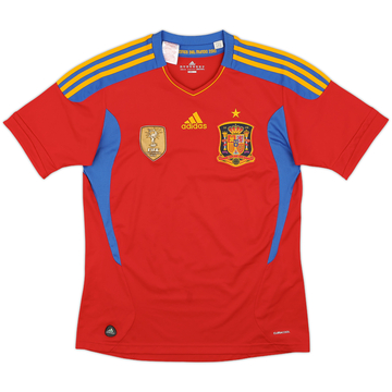 2010-11 Spain Home Shirt - 10/10 - (XL.Boys)