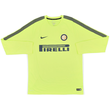 2015-16 Inter Milan Nike Training L/S Shirt - 8/10 - (XL)