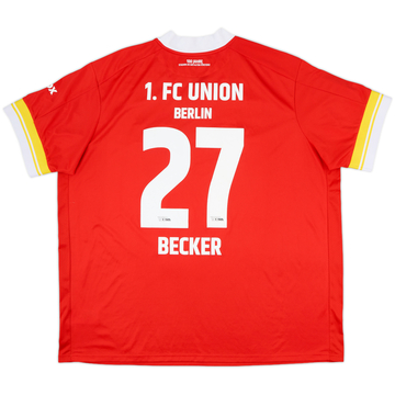 2020-21 Union Berlin Home Shirt Becker #27 - 8/10 - (3XL)