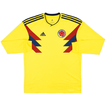 2018-19 Colombia Home L/S Shirt - 9/10 - (L)