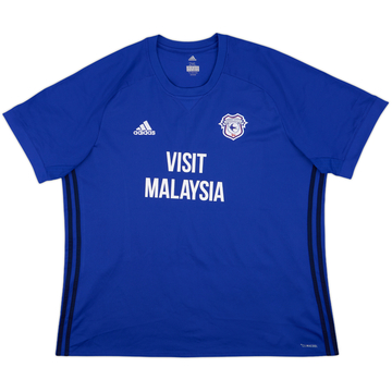 2017-18 Cardiff City Home Shirt - 8/10 - (XXL)