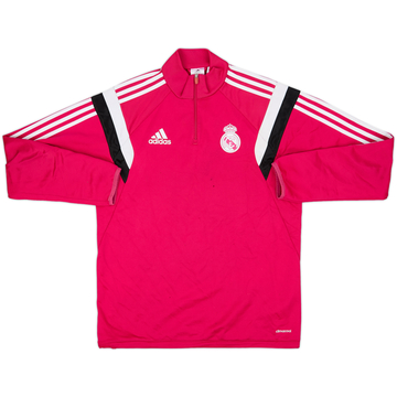 2014-15 Real Madrid adidas 1/4 Zip Drill Top - 5/10 - (M)