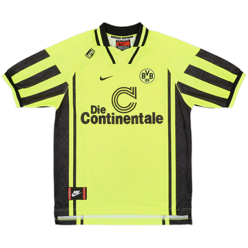 1996-97 Borussia Dortmund Home Shirt - 9/10 - (XL.Boys)