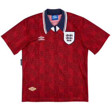1993-95 England Away Shirt - 10/10 - (L)